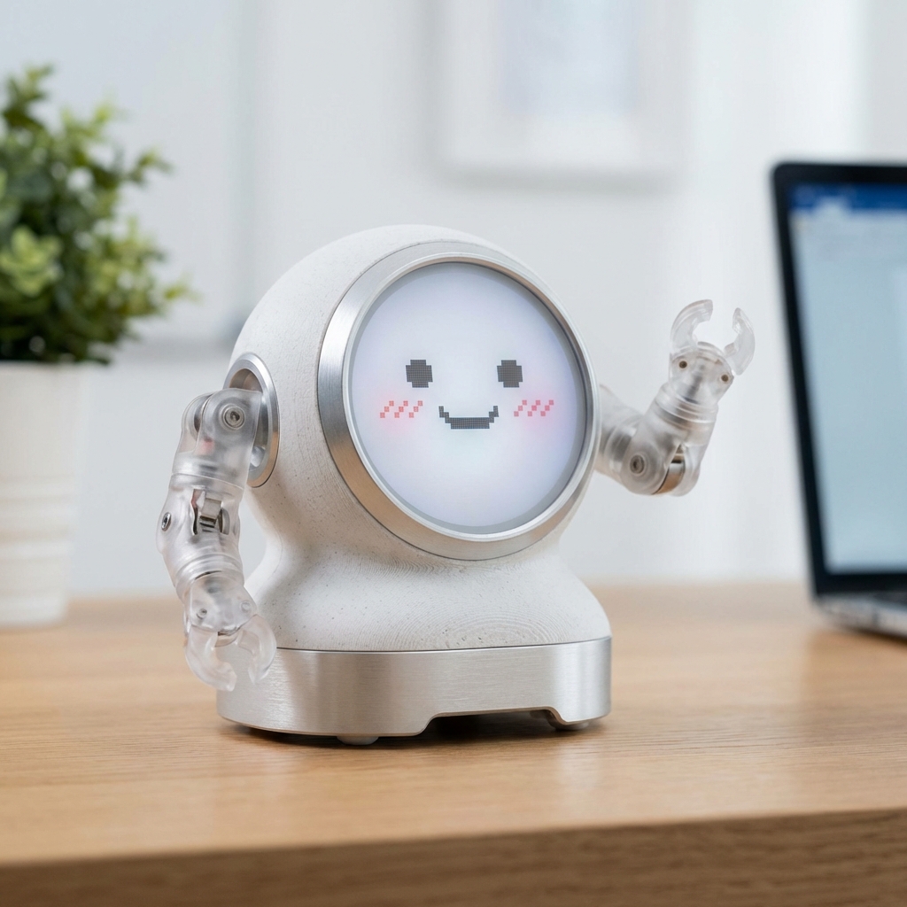 ClawPet with expressive gesture and 3D printed shell